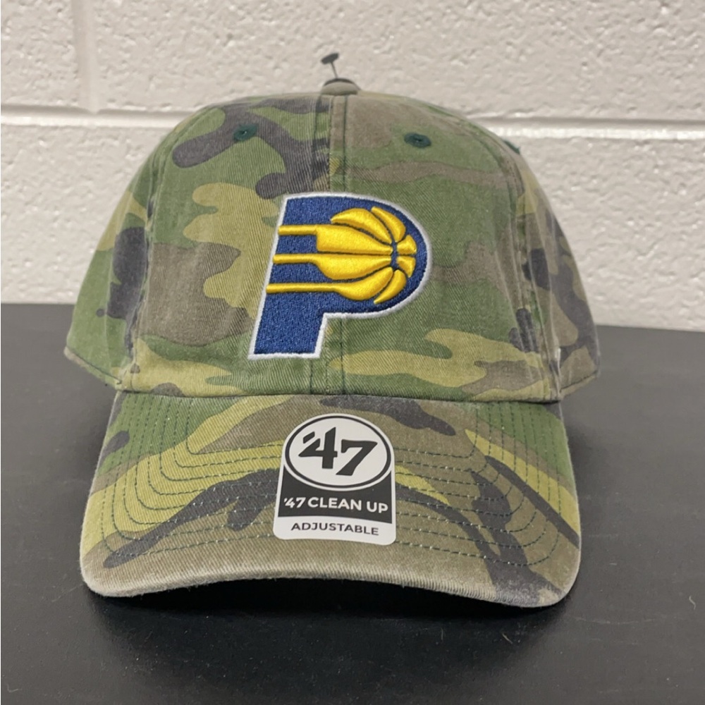47 Green and Yellow Camouflage Hat